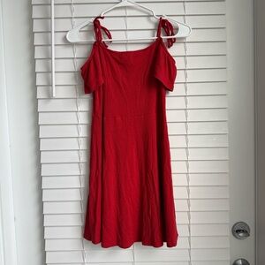 Forever 21 Scarlet Tie-Strap Mini Dress